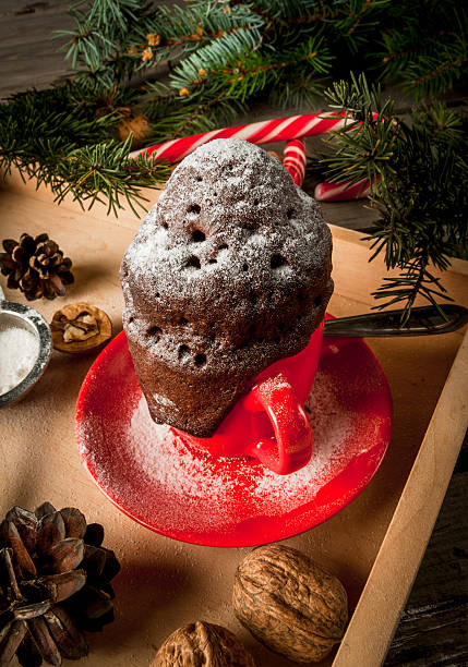 istock Christmas cake in a cup, mug-cake 622915612