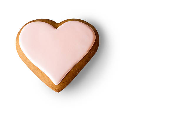 istock Cookie in shape of heart. 622918268