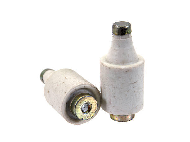 istock Two old type fuses used to protect installation electrical overload 622921042