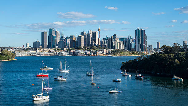 istock Sydney city look from North sydney 622924816