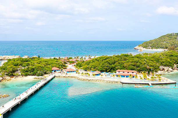 istock Beach and tropical resort, Labadee island, Haiti. 622925802