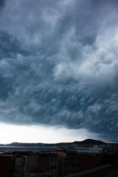 istock Stormy Dramatic Cloudscape in the bay of Naples, Italy 622927016