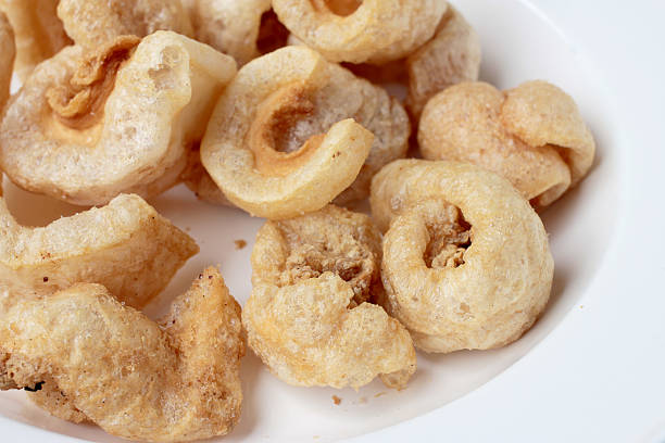 istock Streaky pork with crispy crackling, Thai food style 622956872