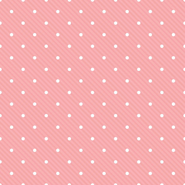 illustrations, cliparts, dessins animés et icônes de pois sans couture avec lignes diagonales - polka dot