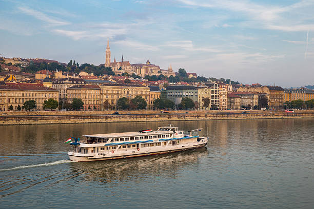 istock View to Danube in Budapest. Embankment of river. 622961440