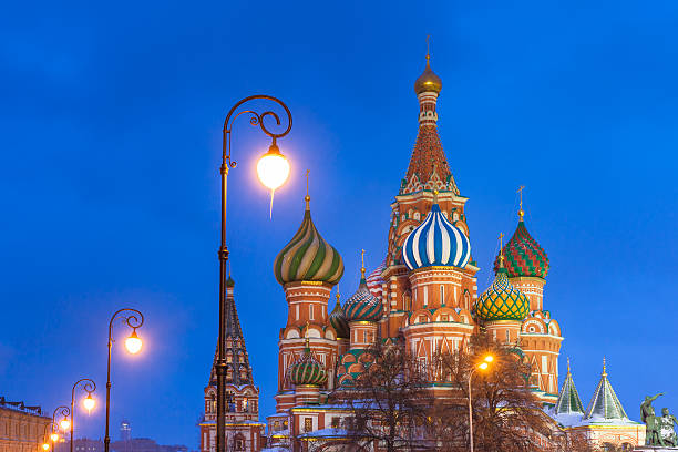 istock St. Basils Cathedral at night, Russia 622963388
