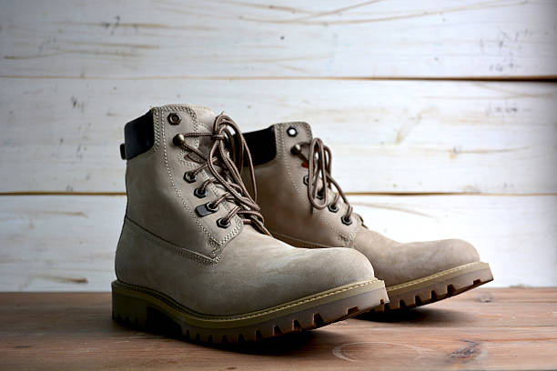 istock Male and female leather boots authentic, 622965212