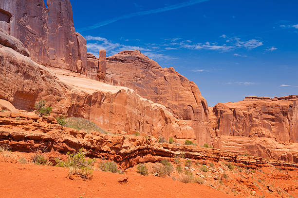 istock Sandstone monuments, Arches National Park, Utah 622967330