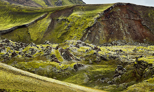 istock Lake coast with mountain reflection, Iceland 622968656