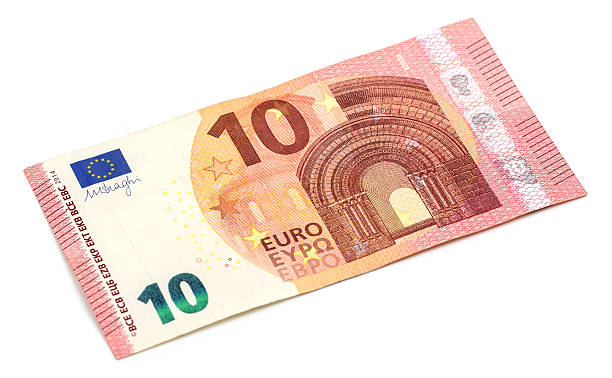 istock ten euro banknote, isolated on white 622970016