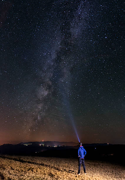 istock Selfie with the milky way 622970074