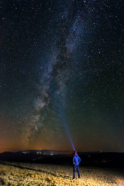 istock Selfie with the milky way 622970258