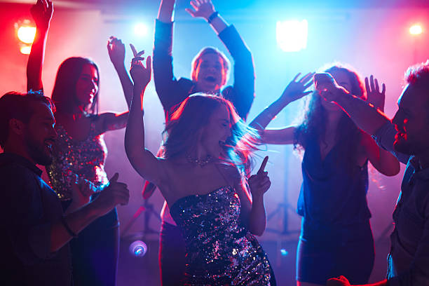 istock Group of friends dancing 622970832