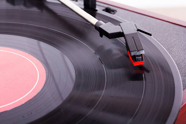 istock Close up of a retro record player 622971814