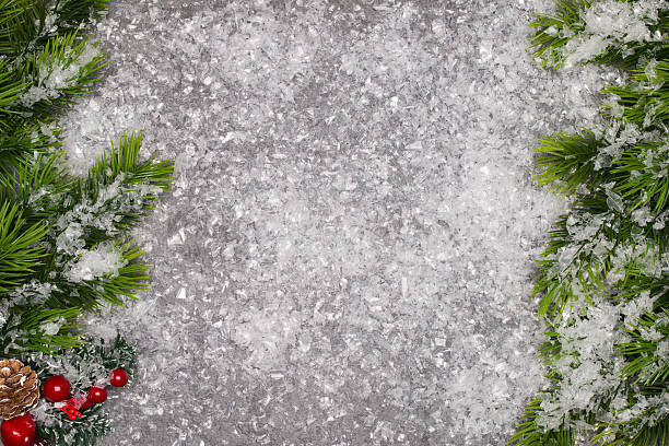 istock Christmas greeting card. Christmas border with copy space. 622977884