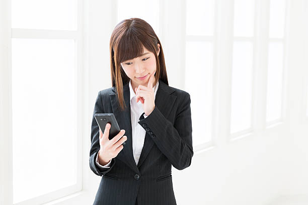 istock Businesswoman using a smartphone 622978390
