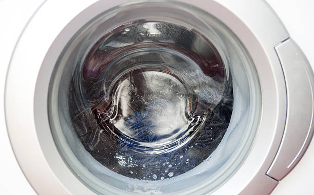 istock closeup of a running washing machine 622978702