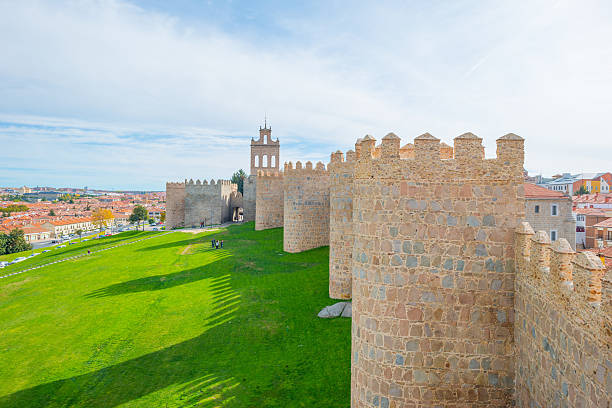 istock Medieval wall around the city of Avila 622980324
