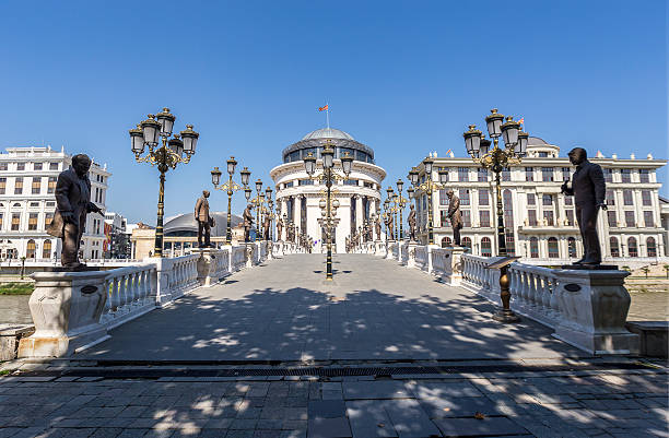 Art Bridge in Skopje, Macedonia