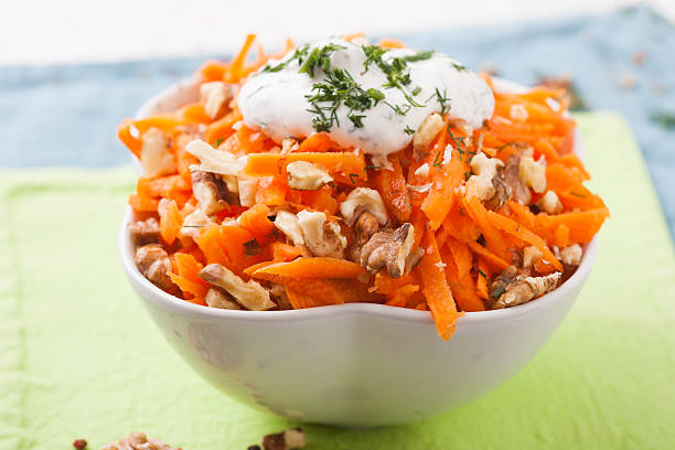 istock Carrot salad with walnuts and dill 622980490