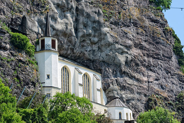 monolithic church of Idar-Oberstein in germany.