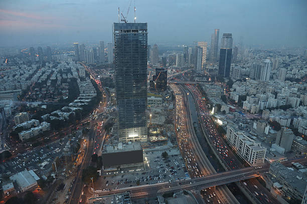 istock Tel Aviv cityscape skyline panoramic aerial view 622985232