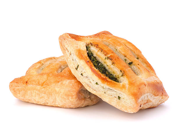 istock Puff pastry bun isolated on white background. 622985388