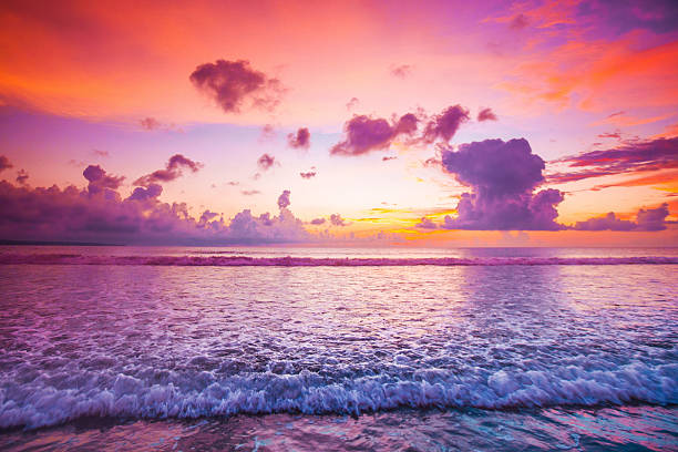 istock Sunset over sea on Bali 622985636