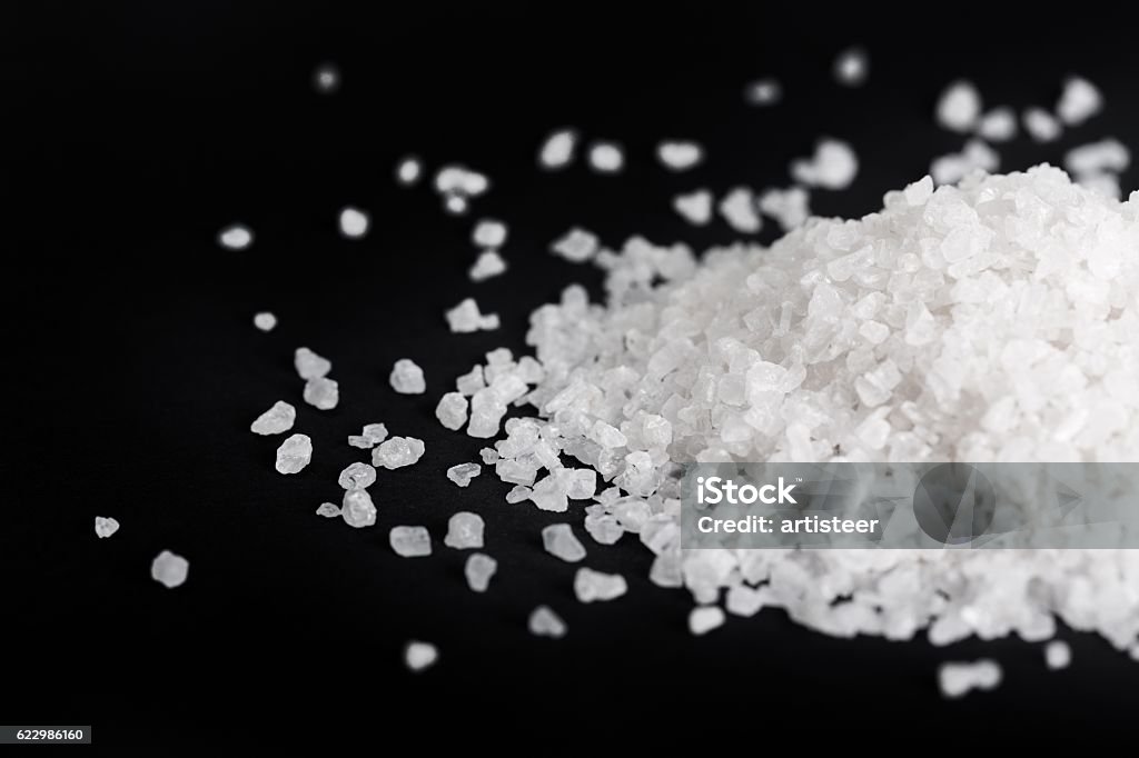 Salt  - Foto stock royalty-free di Sale - Condimento
