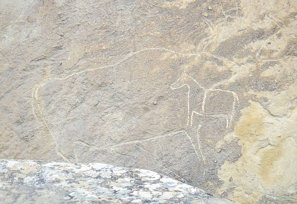istock Prehistoric drawings. Gobustan National Park (Gobustan Rock Art Cultural Landscape) 622986804