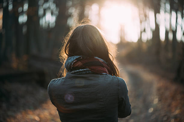 istock Woman enjoy freedom outdoor. 622988962