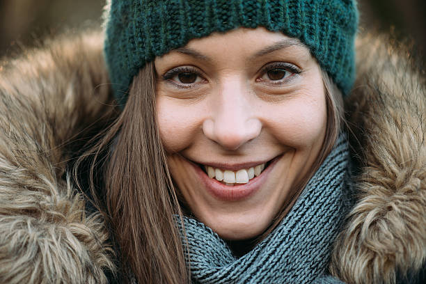 istock Close up brunette woman portrait 622989114