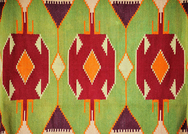 istock Colorful hand made motley rug or carpet 623058210