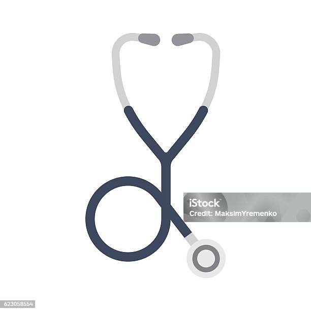 Stethoscope Health Care Stock Illustration - Download Image Now - Stethoscope, Vector, Illustration