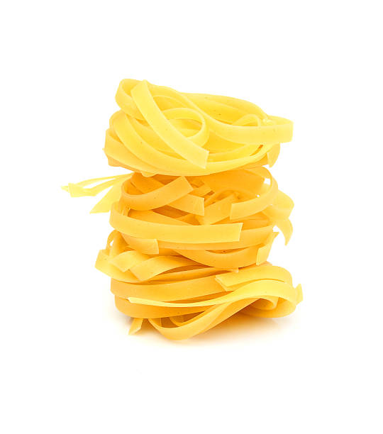istock Italian fettuccine pasta isolated. 623059414