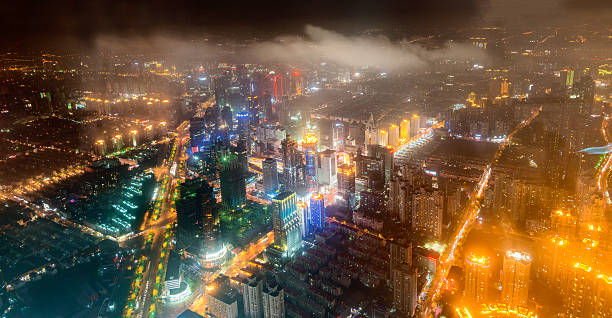istock Highway crossing at Night in Shanghai 623059692