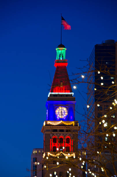 istock Daniels and Fisher Tower in Downtown Denver at Night 623063074