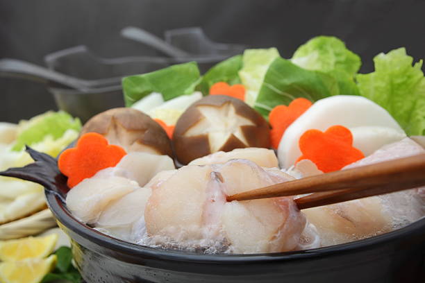 istock Monkfish Hot Pot, Japanese food 623065386