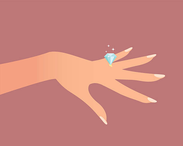 결혼 반지  - wedding ring stock illustrations