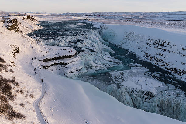 istock Amazing Gullfoss waterfall in winter 623091056