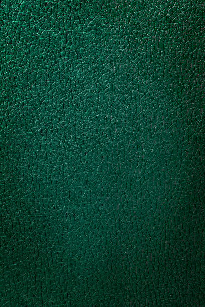 tekstura skóry naturalnej (wzór) - leather green hide textured effect zdjęcia i obrazy z banku zdjęć