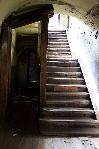 istock Stairs in old house 623098500