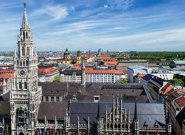 istock Aerial view of Munich 623101806