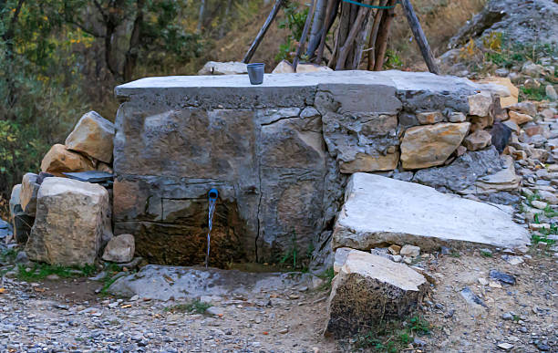 istock drinking fountain on the road 623103946