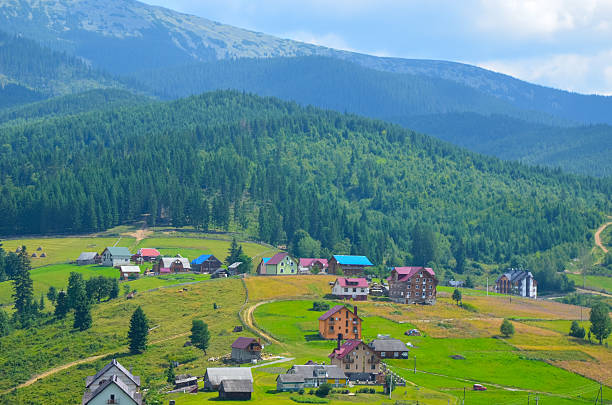 istock Summer landscape in the Carpathian mountains 623105560