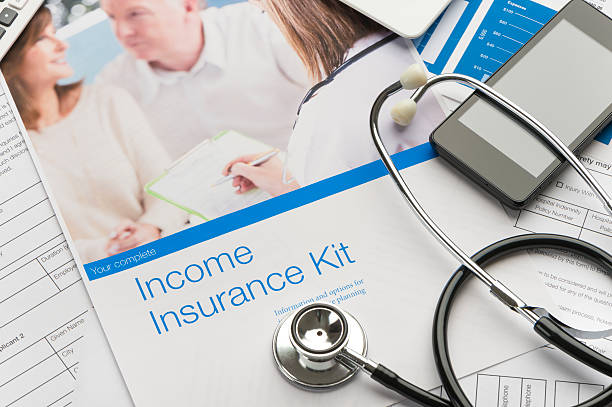 istock Income insurance brochure. 623105972