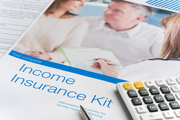 istock Income insurance brochure. 623106240