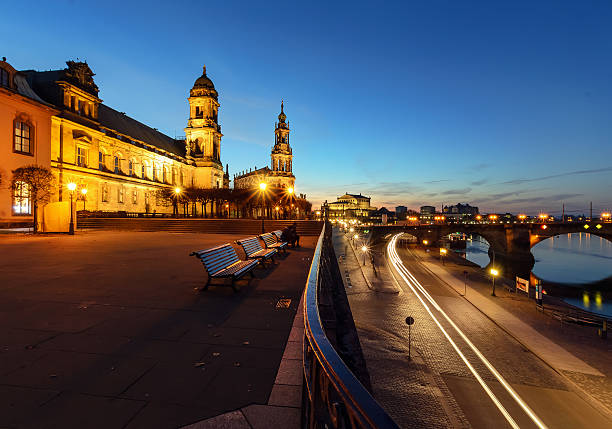 istock The Elbe waterfront in the evening, Dresden, Germany, 623108168