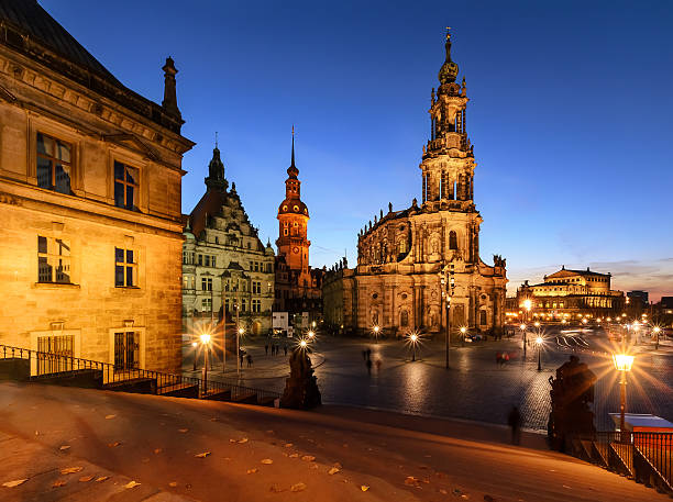 istock View of Dresden in the evening. Germany 623109198