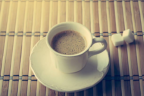 istock Vintage photo of fresh coffe 623111598